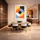 Ver imagem 3 de Quadro Canvas Bauhaus Disco Color 90x60cm Mold Preta