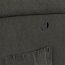 Ver imagem 2 de Poltrona do Papai Reclinável Sala de Cinema Barcelona Glider Manual Giratória Linho Chumbo