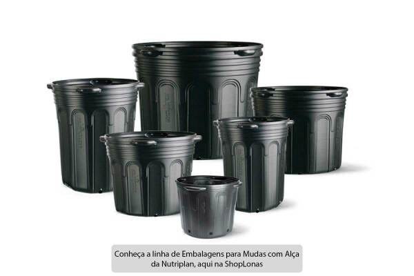 Kit com 50 Embalagem para Mudas Plantas Nutriplan com Alça 50L ...