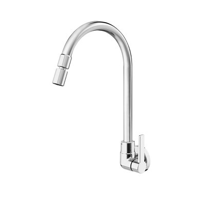 Torneira para Cozinha Parede Bica Alta Gali - Chrome Docol - 1