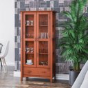 Ver imagem 1 de Cristaleira 2 Portas 4 Prateleiras 1 Gaveta Bella