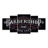 Quadros Barbearia Painel Mosaico Lindo N3:Seu Texto - 1