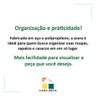 Arara De Roupas Regulável Com Sapateira Cabideiro Rodinhas - 5