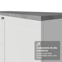 Ver mais imagens de Balcão de Cozinha 60 cm 1 Porta (sem Tampo) Branco Vik Madesa