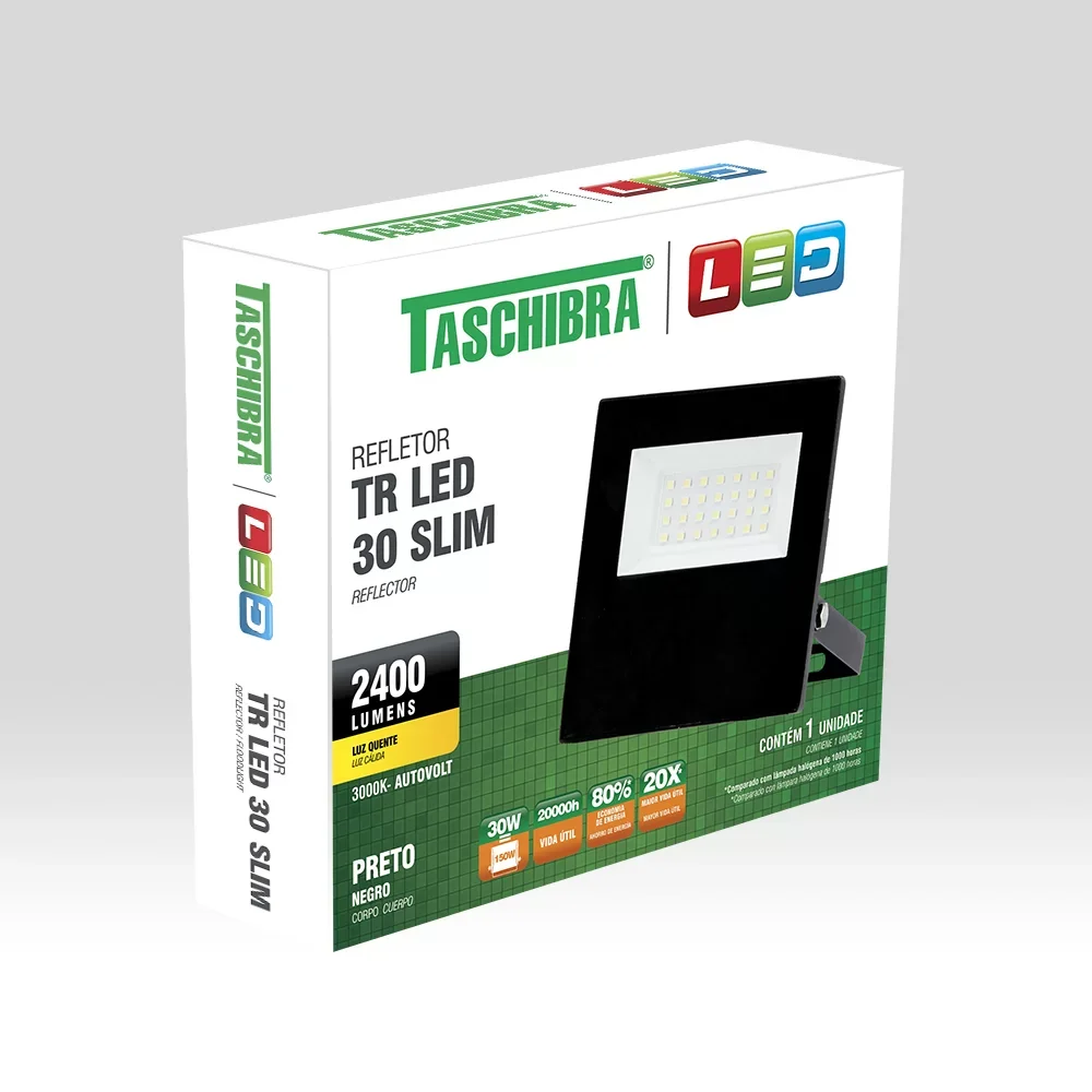 Refletor TR LED Slim 30W Taschibra - 2