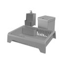 Ver imagem 1 de Conjunto Escorredor Lixeira e Dispenser para Cozinha - Stolf