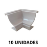 kit/10 Cantoneira Interna Branco Para Moldura/Sanca  Pvc - 3