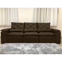 Ver mais imagens de Sofá Retrátil Reclinável 2,70 M Marrom 200 Athenas