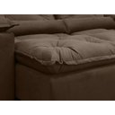 Ver imagem 6 de Sofá Retrátil Reclinável 2,70 M Marrom 200 Athenas