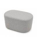Ver imagem 2 de Puff Star Decorativo Bouclé Curvo para Sala e Recepção Luxo:Prata/Memphis
