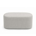 Ver imagem 3 de Puff Star Decorativo Bouclé Curvo para Sala e Recepção Luxo:Prata/Memphis