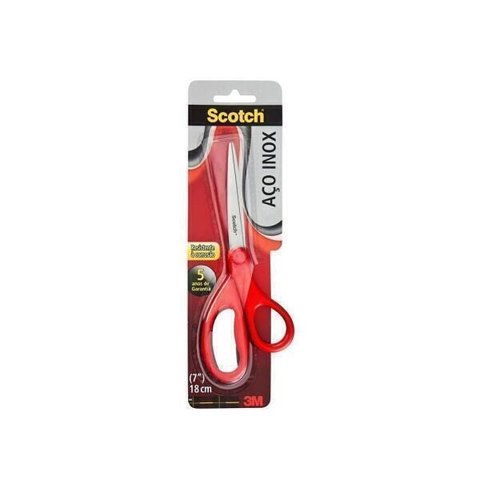 Tesoura Multiuso Scotch 3M 18Cm Aço Inox