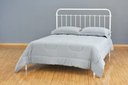 Ver imagem 3 de Cama de Ferro Patente King - sem Peseira - Branco Envelhecido Icamas