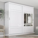 Ver imagem 2 de Guarda Roupa Verg 02 Portas Deslizantes Branco - Móveis Henn