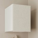 Ver imagem 1 de Ponte Mesa de Cabeceira Planejada 100% MDF 1 Porta Orion CabeCasa MadeiraOriginals Bege/Aveia/Linho