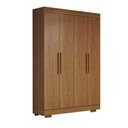 Ver imagem 3 de Guarda-roupa Solteiro Splendore 4 Portas 2 Gavetas 100% Mdf com Pé Cinamomo - Panorama Móveis