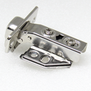 Ver mais imagens de Kit 10 Dobradiça Reta C/ Amortecedor Mola Aço Armário 35mm