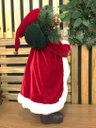 Ver imagem 5 de Papai Noel Casaco Vermelho Longo Luxo Saco Presentes 60cm - Master Christmas