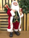 Ver imagem 6 de Papai Noel Casaco Vermelho Longo Luxo Saco Presentes 60cm - Master Christmas