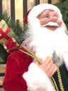 Ver imagem 3 de Papai Noel Casaco Vermelho Longo Luxo Saco Presentes 60cm - Master Christmas
