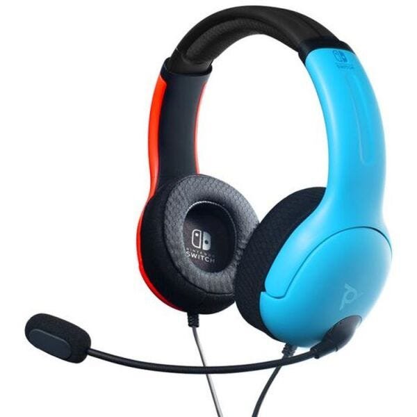 Fone de Ouvido Pdp Lvl40 para Nintendo Switch 500-162-Blrd Microfone Retractil/4 - 1
