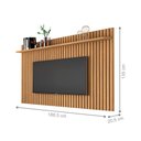 Ver imagem 2 de Painel de Tv Ripado 1.8 Estrasburgo Cumaru