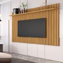 Ver imagem 1 de Painel de Tv Ripado 1.8 Estrasburgo Cumaru