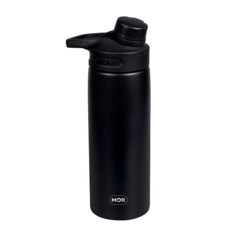 Garrafa squeeze 500ml Fit Sortida - Preto Mor