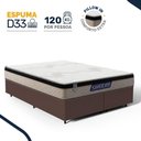 Ver imagem 3 de Cama Box + Colchão Gazin de Espuma D33 Pillow In Force Mid Queen 158 cm