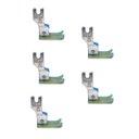 Ver imagem 2 de 05 Pé Calcador de Teflon Pesponto Compensado para Maquina Reta Industrial Lado Esquerdo 1mm Tcl-1/32