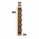 Ver imagem 3 de Guarda-Roupa Modulado de Canto Oblíquo Reflecta com LED 5 Portas e Cantoneira 100% MDF Cairo