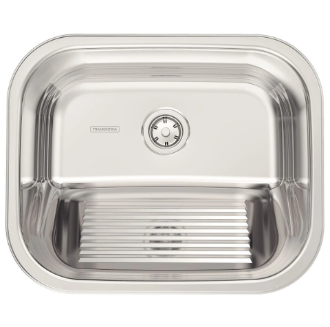 Tanque de Encaixe Aço Inox 34 Litros 50x40cm - 1