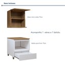 Ver imagem 5 de Cozinha Completa Modulada 2 Peças 1 Porta 1 Gaveta Norten Branco/Nature