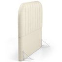 Ver imagem 6 de Cabeceira Cama Box Queen Estofada Orgânica 160cm Alice W01 Facto Pérola Metalizado - Lyam Decor