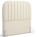 Ver imagem 1 de Cabeceira Cama Box Queen Estofada Orgânica 160cm Alice W01 Facto Pérola Metalizado - Lyam Decor