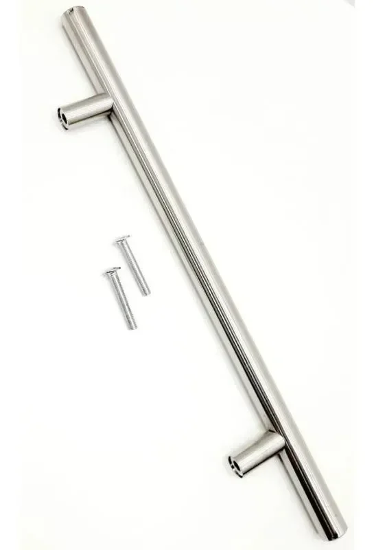 Ver imagem 3 de Kit com 6 - Puxador Redondo em Aço Inox Escovado 192mm