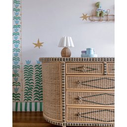 Cômoda de Junco Natural Paris Verde - 160cm - 2