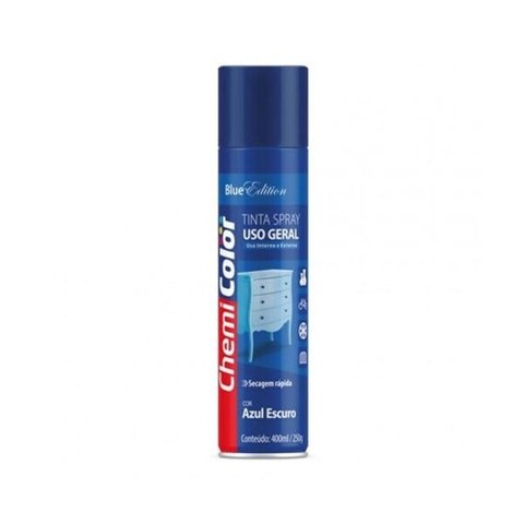 Tinta Spray Azul Escuro 400 ml Chemicolor