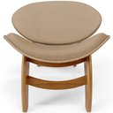 Ver imagem 3 de Kit 4 Poltronas Decorativa Orgânica Sala Living Kadosh L02 Linho Bege Escuro - Lyam Decor