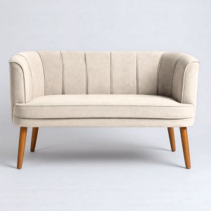 Sofá Namoradeira Confortável para Sala de Estar Tecido Veludo Luxo