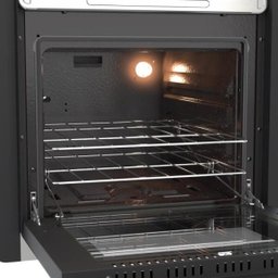 FOGAO DE EMBUTIR 4 BOCAS VENAX GAUDI PRISMA VITREO INOX GAS GLP - 4