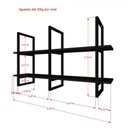 Ver imagem 5 de Prateleira Industrial Suspensa Teto Cozinha pratileira prateleira mdf nicho industrial nichos para