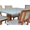 Conjunto Sala De Jantar Mesa Lara 120x90 Madeira Maciça 4 Cadeiras Manu Jequitibá Móveis Lara/Manu - 5