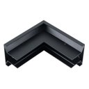 Ver imagem 1 de Conexão Emenda L De Quina Trovão Preto P/ Perfil Sobrepor Usina ST2871