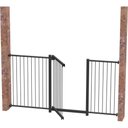 Ver imagem 3 de Grade Portão Pet Bebê Divisor Ambiente 143 a 148 Cm Preto
