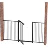 Grade Portão Pet Bebê Divisor Ambiente 143 a 148 Cm Preto - 3