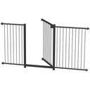 Ver imagem 1 de Grade Portão Pet Bebê Divisor Ambiente 143 a 148 Cm Preto