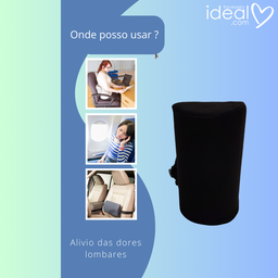 Apoio Lombar Formato Meia Lua com Elástico de Fixação - 3
