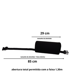 Apoio Lombar Formato Meia Lua com Elástico de Fixação - 5