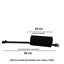 Ver imagem 5 de Apoio Lombar Formato Meia Lua com Elástico de Fixação